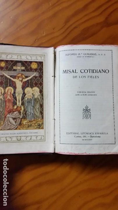 Antig&uuml;edades: Antiguo misal cotidiano - Foto 1