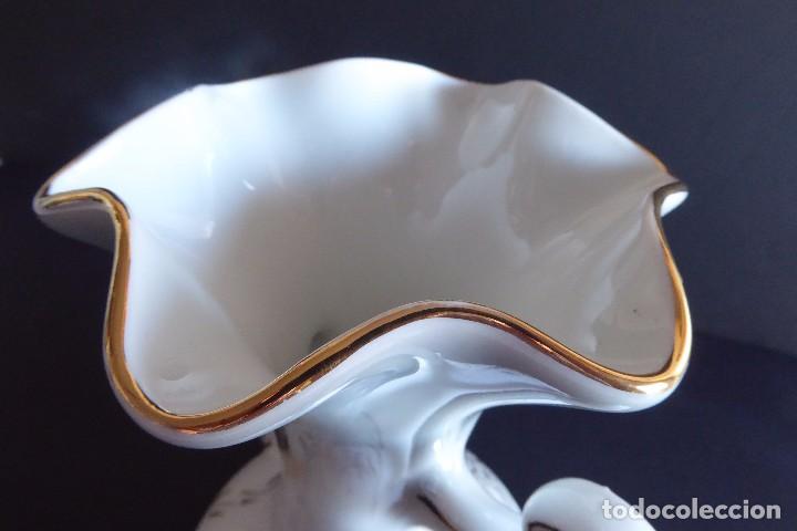 Antig&uuml;edades: JARR&Oacute;N DE PORCELANAS ELYCA DECORACI&Oacute;N ORO - Foto 4