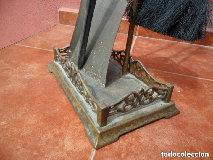 Antig&uuml;edades: ACCESORIOS EN BRONCE PARA CHIMENEA - ANTIGUOS - Foto 6
