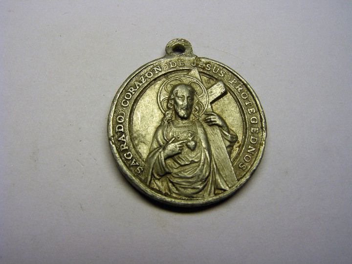 Antig&uuml;edades: Medalla religiosa de N&ordf; S&ordf; de los Dolores. - Foto 2