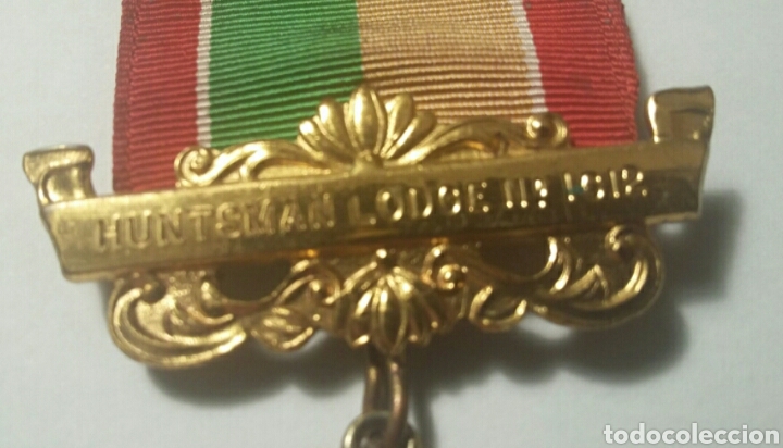 Antig&uuml;edades: Medalla mas&oacute;nica GLE de plata. - Foto 3