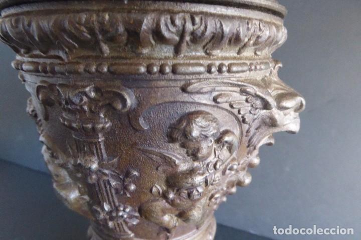 Antig&uuml;edades: QUINQU&Eacute; ANTIGUO CON BONITOS RELIEVES - Foto 4