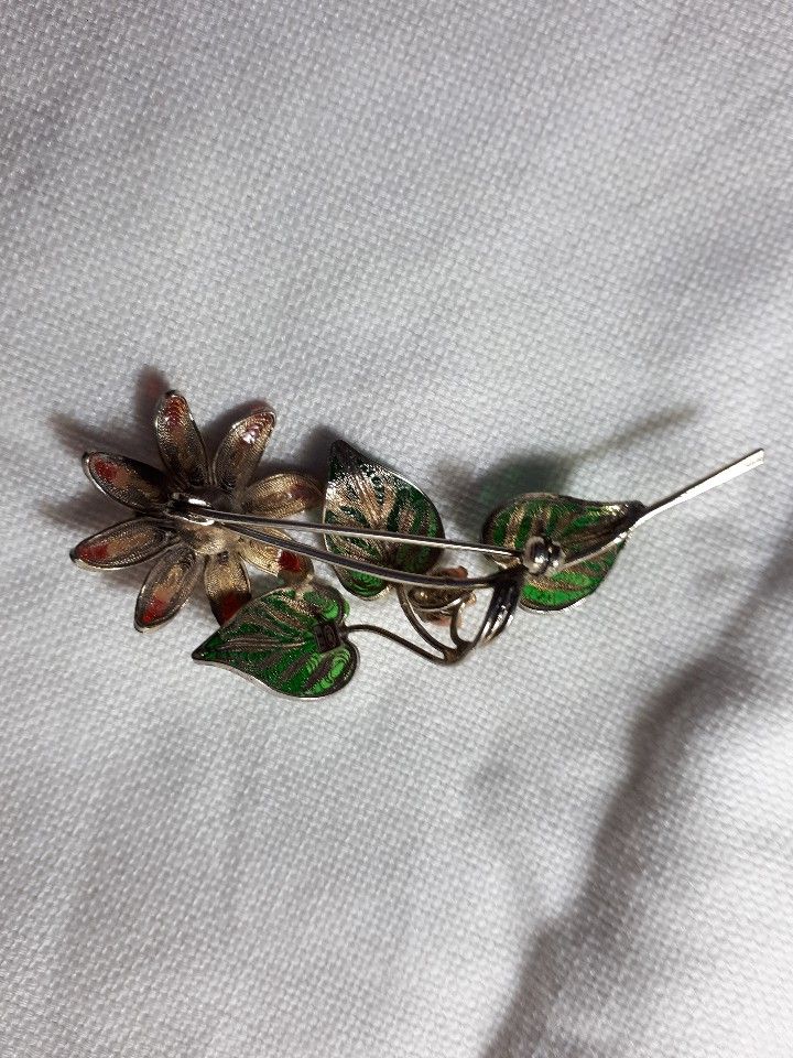Antig&uuml;edades: Precioso broche en plata - Foto 2