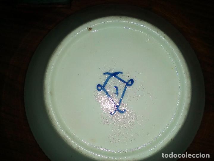 Antig&uuml;edades: PLATO EN PORCELANA DE S&Eacute;VRES REF-8561 - Foto 3