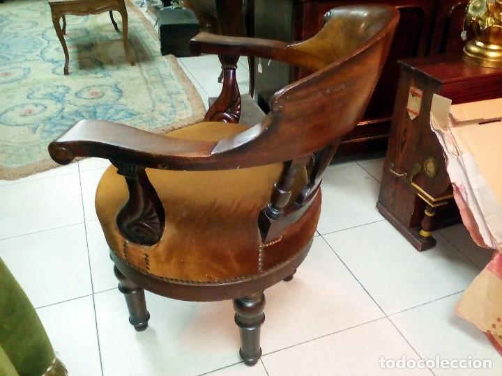 Antig&uuml;edades: BUTACA O SILL&Oacute;N DE BARCO REF-9995 - Foto 3