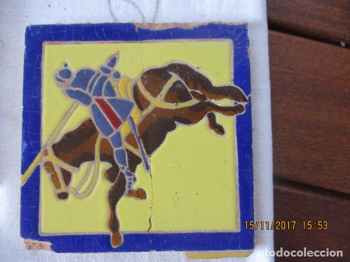 Antig&uuml;edades: Azulejo cuerda seca antiguo - Foto 1