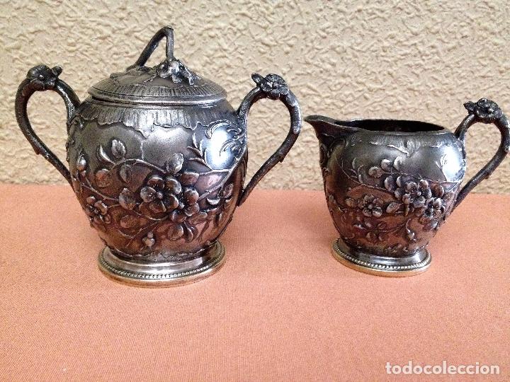 Antig&uuml;edades: Azucarero y jarra WMF - Foto 1