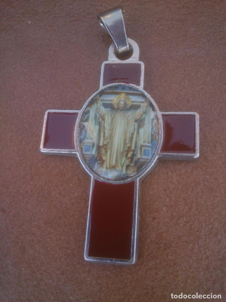 Antig&uuml;edades: CUZ VIRGEN ESMALTADA - Foto 1