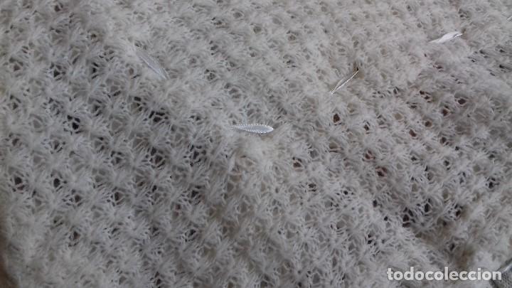 antigua toquilla pequeña de lana de crochet hec - Compra venta en  todocoleccion