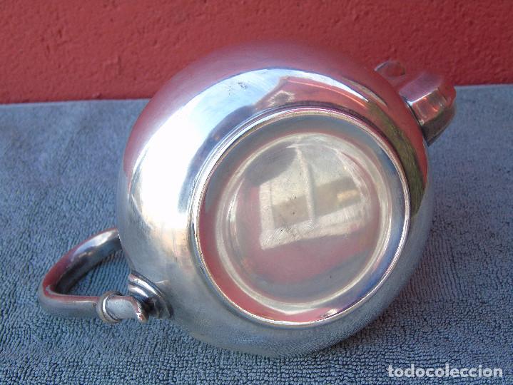 Antig&uuml;edades: ANTIGUA TETERA PLATEADA. - Foto 4