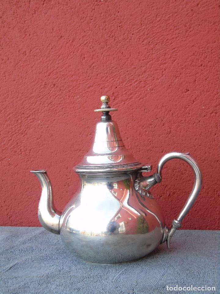 Antig&uuml;edades: ANTIGUA TETERA PLATEADA. - Foto 8