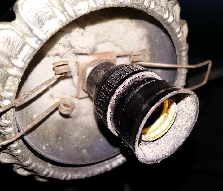 Antig&uuml;edades: Lampara de techo de 8 brazos, incompleta - Foto 3