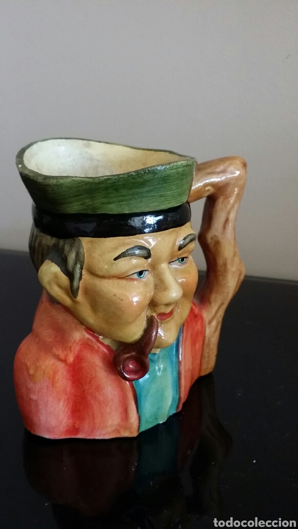 Antig&uuml;edades: Antigua jarra estilo Toby Jug - Foto 4