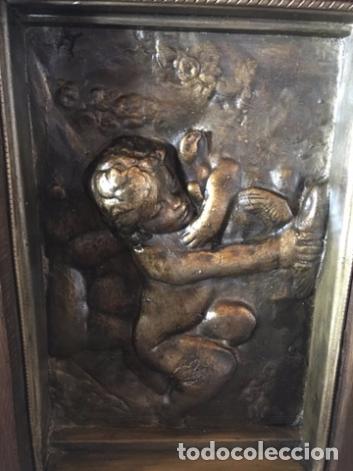 Antig&uuml;edades: HORNACINA CON ANGELITO EN RELIEVE- - Foto 6