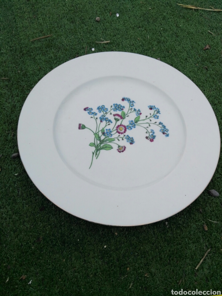 Antig&uuml;edades: Plato limoges porcelana - Foto 1
