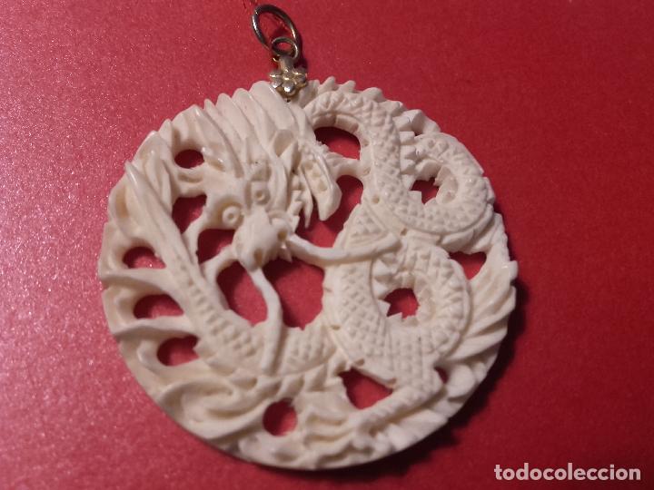 Antig&uuml;edades: Colgante chino dragon - Foto 3