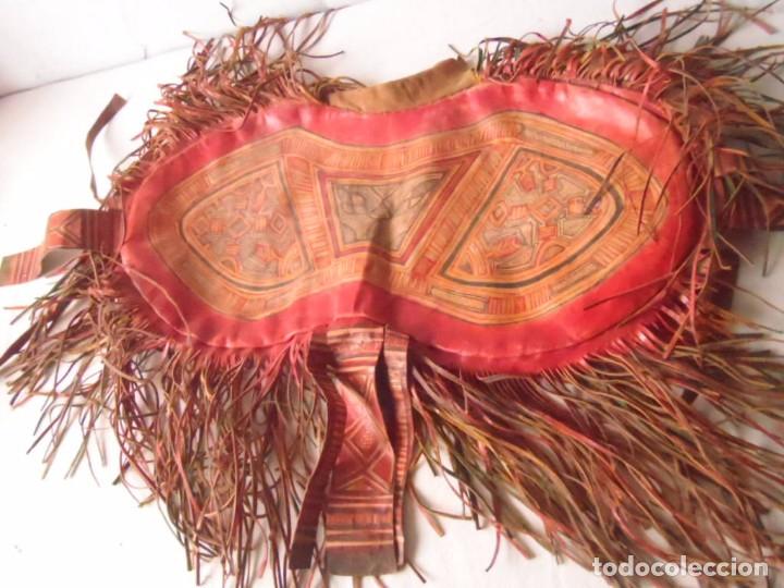 Oggetti Antichi: piel marruecos ? silla de montar caballo ? cojin ? pintado a mano