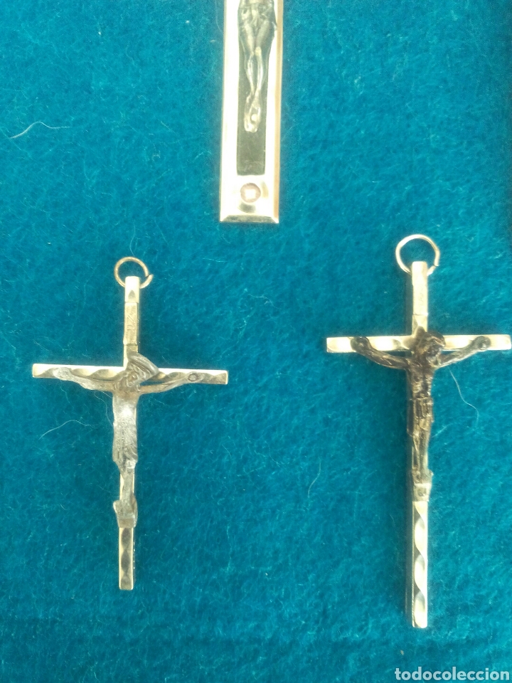 Antig&uuml;edades: LOTE DE 8 CRUCIFIJOS - Foto 6