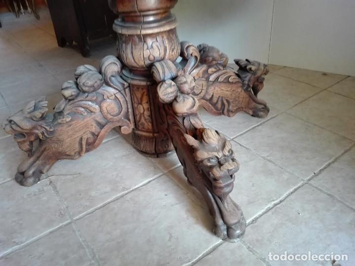 Antig&uuml;edades: MESA OVALADA, ESTILO RENACIMIENTO - Foto 2
