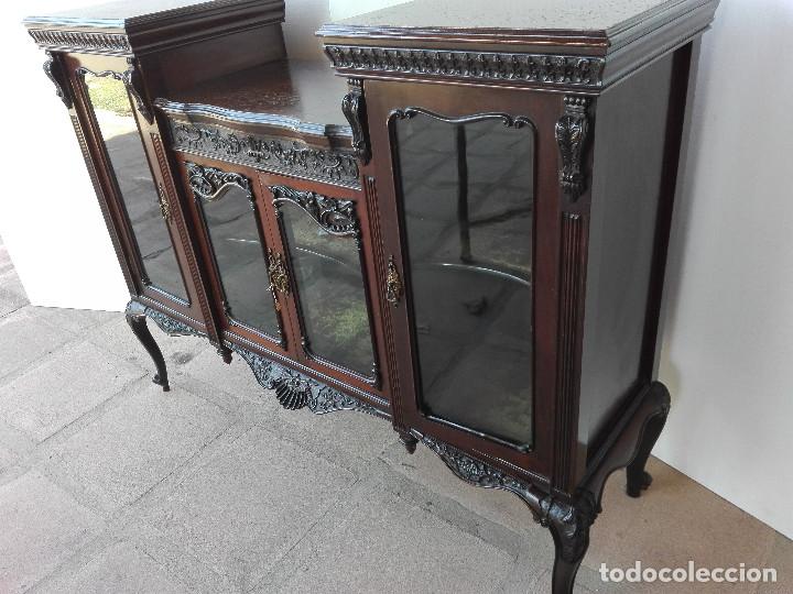 Antig&uuml;edades: EXPOSITOR, DE CAOBA DEL SIGLO XIX - Foto 2