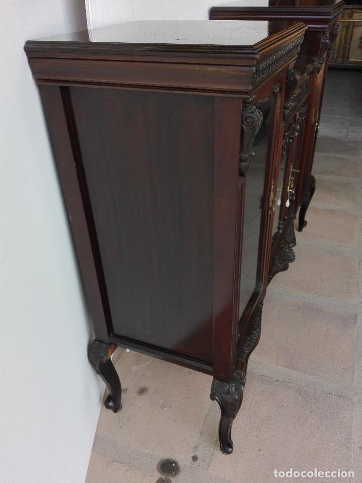 Antig&uuml;edades: EXPOSITOR, DE CAOBA DEL SIGLO XIX - Foto 4