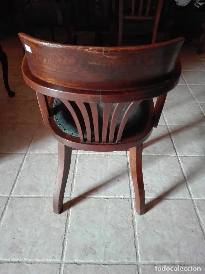 Antig&uuml;edades: SILLON DE DESPACHO, ROBLE, CERCA DE 1.900 - Foto 4
