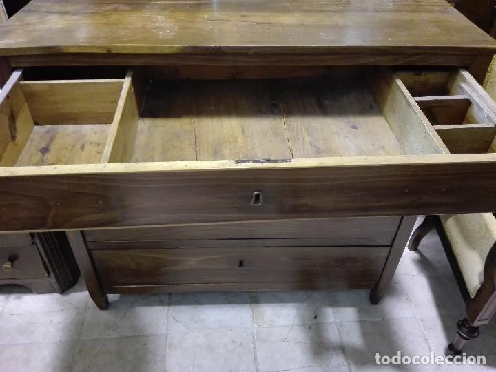 Antig&uuml;edades: COMODA DE CAOBA CON MARQUETERIA DE LIMONCILLO - Foto 4