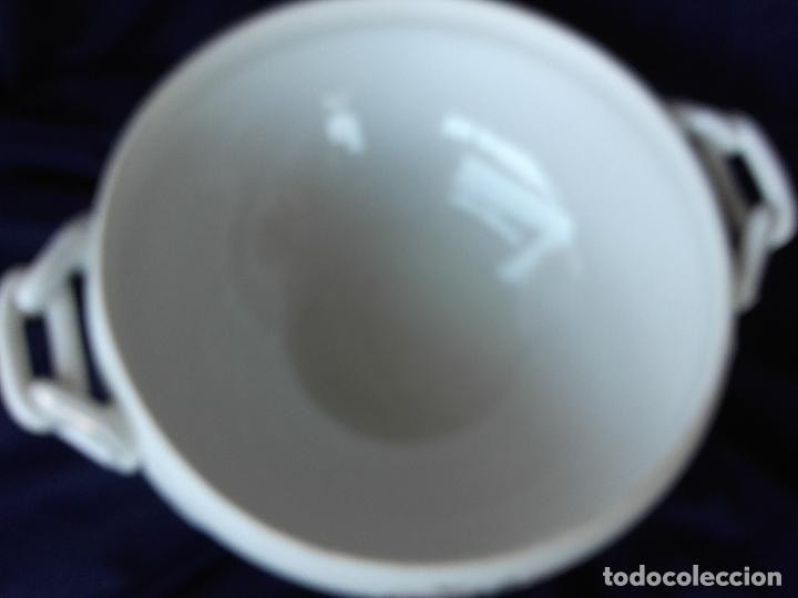 Antig&uuml;edades: Sopera grande porcelana - Foto 6