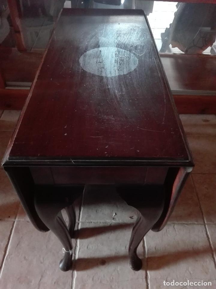 Antig&uuml;edades: MESA LIBRO, ESTILO Y EPOCA -ADAMS- DE CAOBA - Foto 2