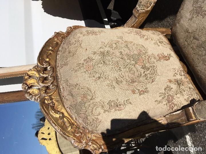 Antig&uuml;edades: PARAJA DE SILL&Oacute;NES ESTILO LUIS XV - Foto 2