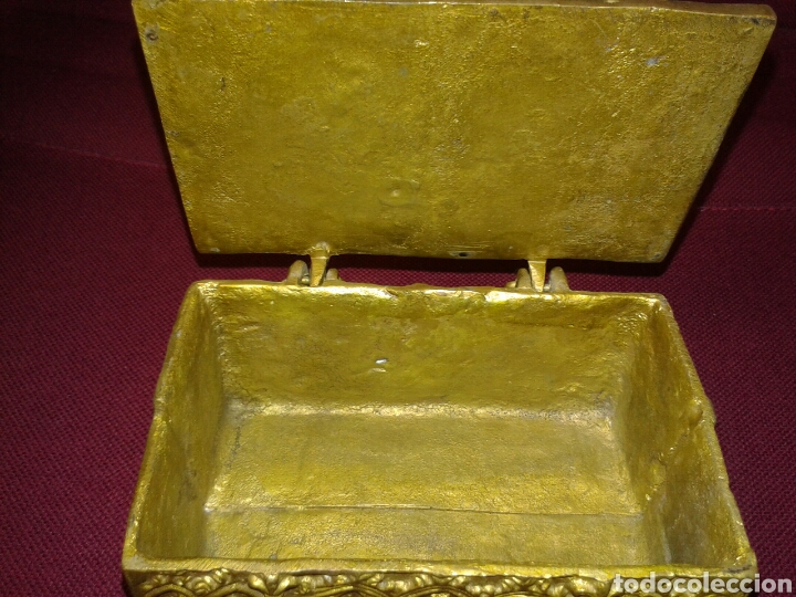 Antig&uuml;edades: ANTIGUO COFRE EN BRONCE - Foto 8