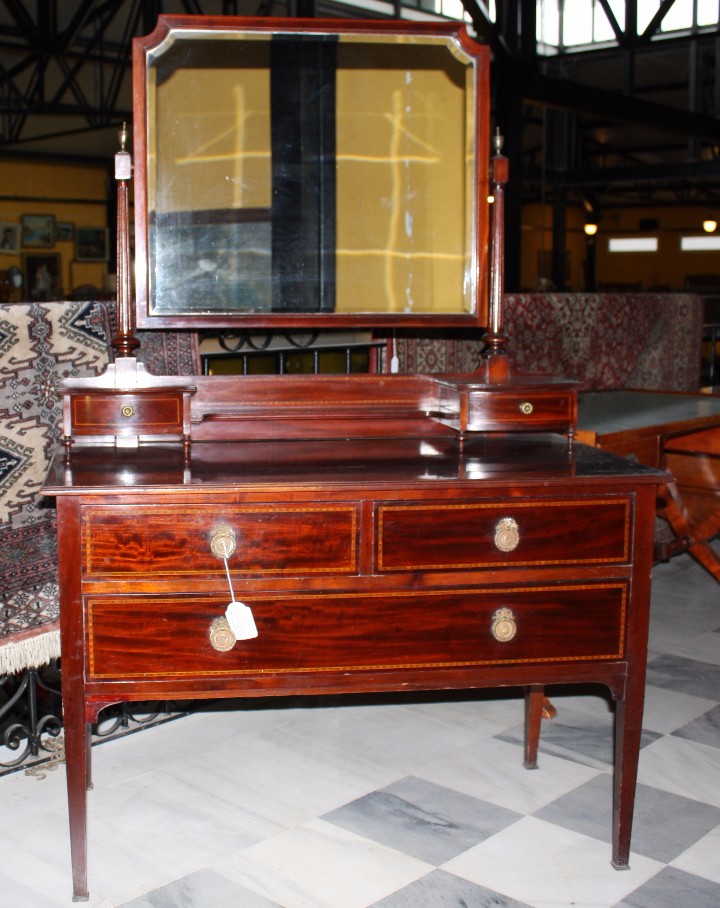 Antig&uuml;edades: TOCADOR INGL&Eacute;S,CAOBA REF.4651 - Foto 1