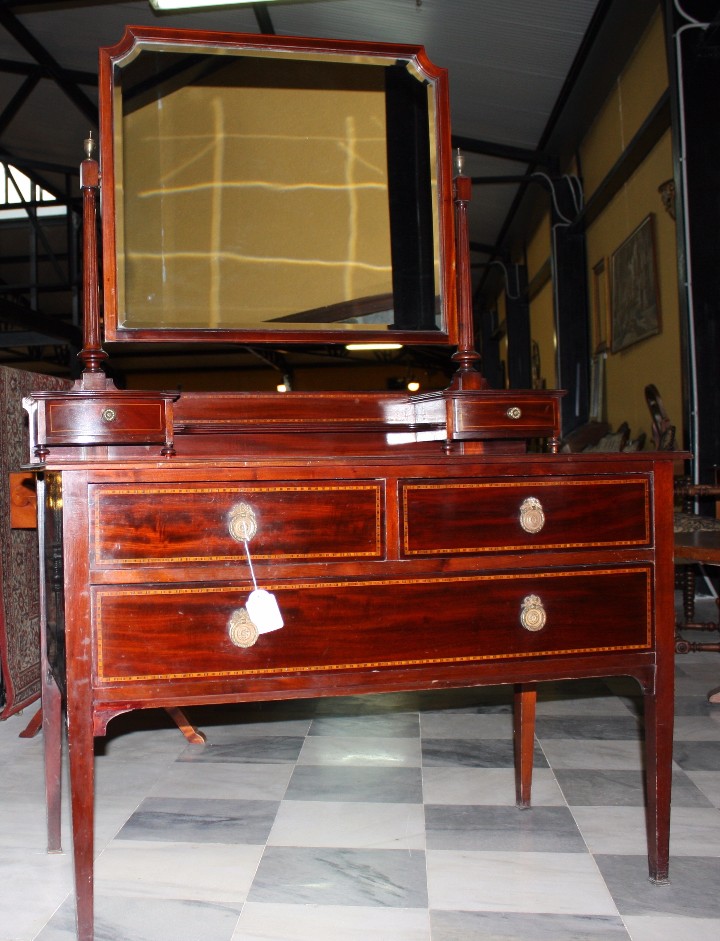 Antig&uuml;edades: TOCADOR INGL&Eacute;S,CAOBA REF.4651 - Foto 9
