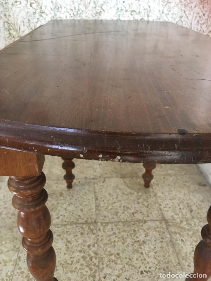 Antig&uuml;edades: MESA DE ALAS MADERA DE ROBLE - Foto 9