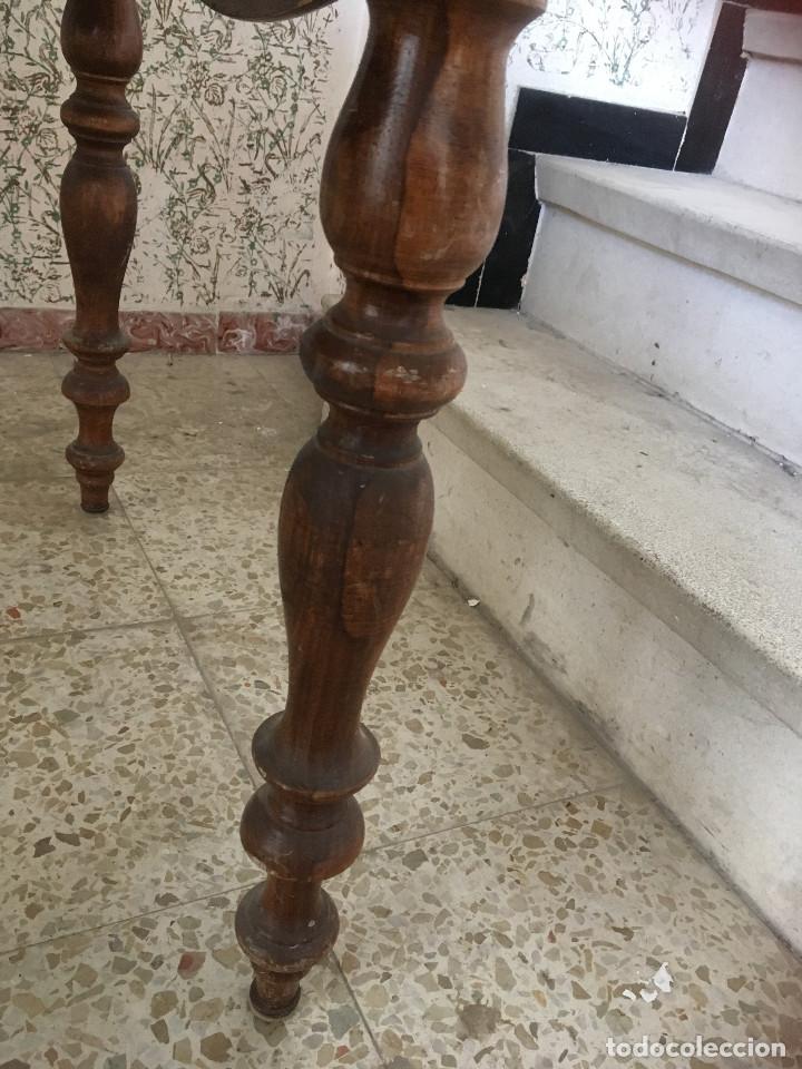 Antig&uuml;edades: MESA DE ALAS MADERA DE ROBLE - Foto 14
