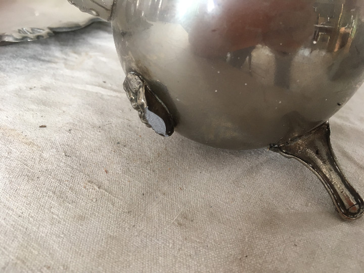 Antig&uuml;edades: PRECIOSO JUEGO DE CAF&Eacute; O T&Eacute; EN ALPACA - Foto 16