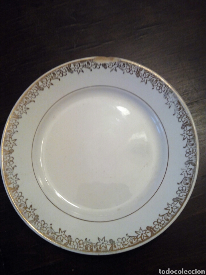 Antig&uuml;edades: Plato postre San Claudio Oviedo. - Foto 1