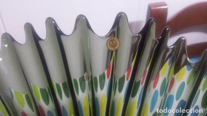 Antig&uuml;edades: antiguo centro de mesa de cristal, de joyeria - Foto 4
