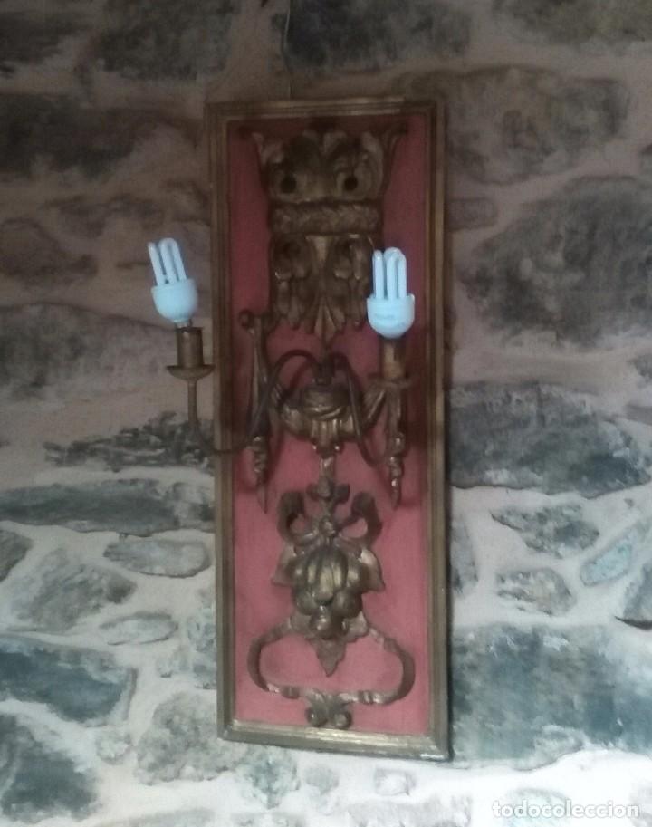 Antig&uuml;edades: Aplique sobre madera y pan de oro - Foto 2