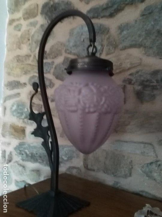 Antig&uuml;edades: L&aacute;mpara pendulada - Foto 1