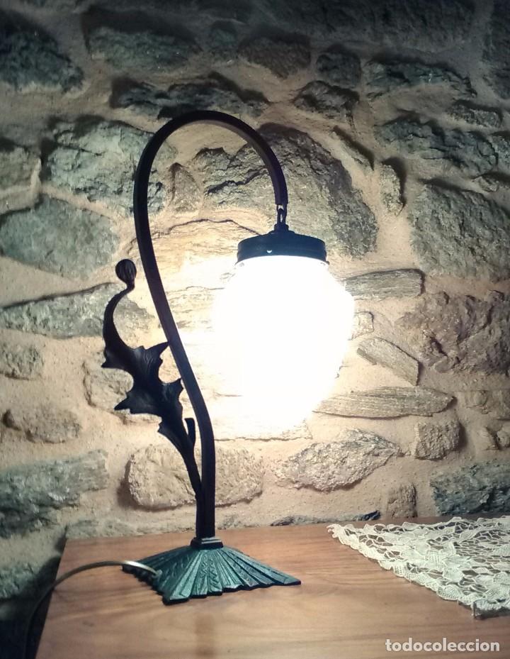 Antig&uuml;edades: L&aacute;mpara pendulada - Foto 3
