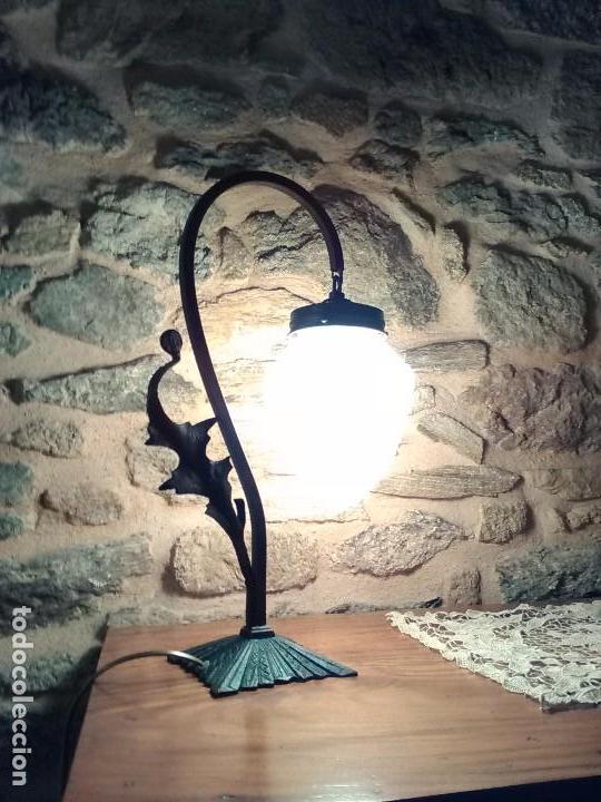 Antig&uuml;edades: L&aacute;mpara pendulada - Foto 4
