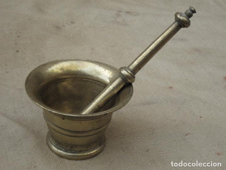 Antig&uuml;edades: ALMIREZ ANTIGUO EN BRONCE CON SU MANO. - Foto 2
