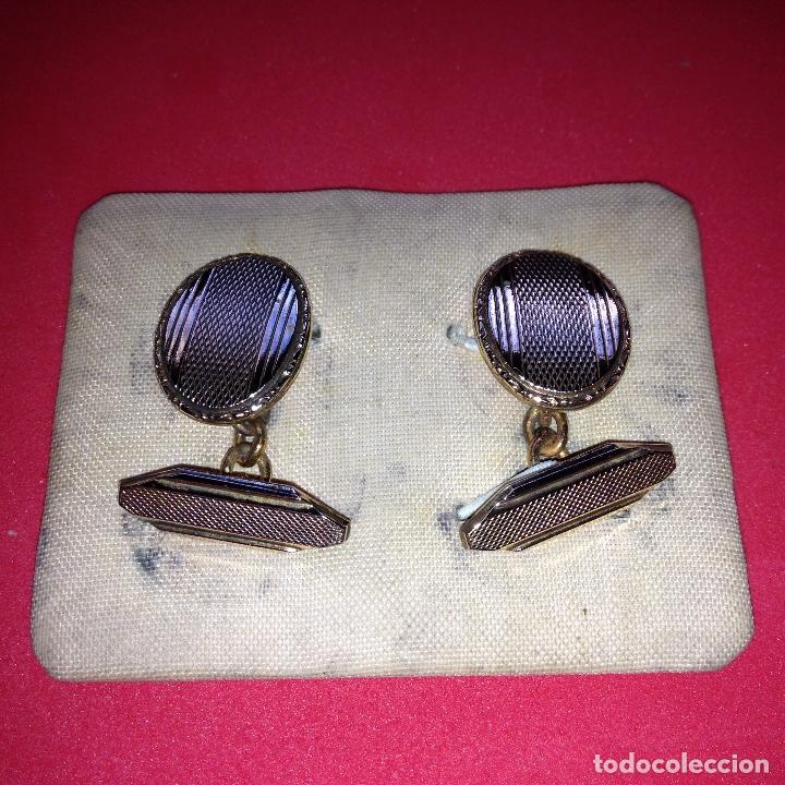 Antig&uuml;edades: ANTIGUOS Y ELEGANTES GEMELOS - Foto 2