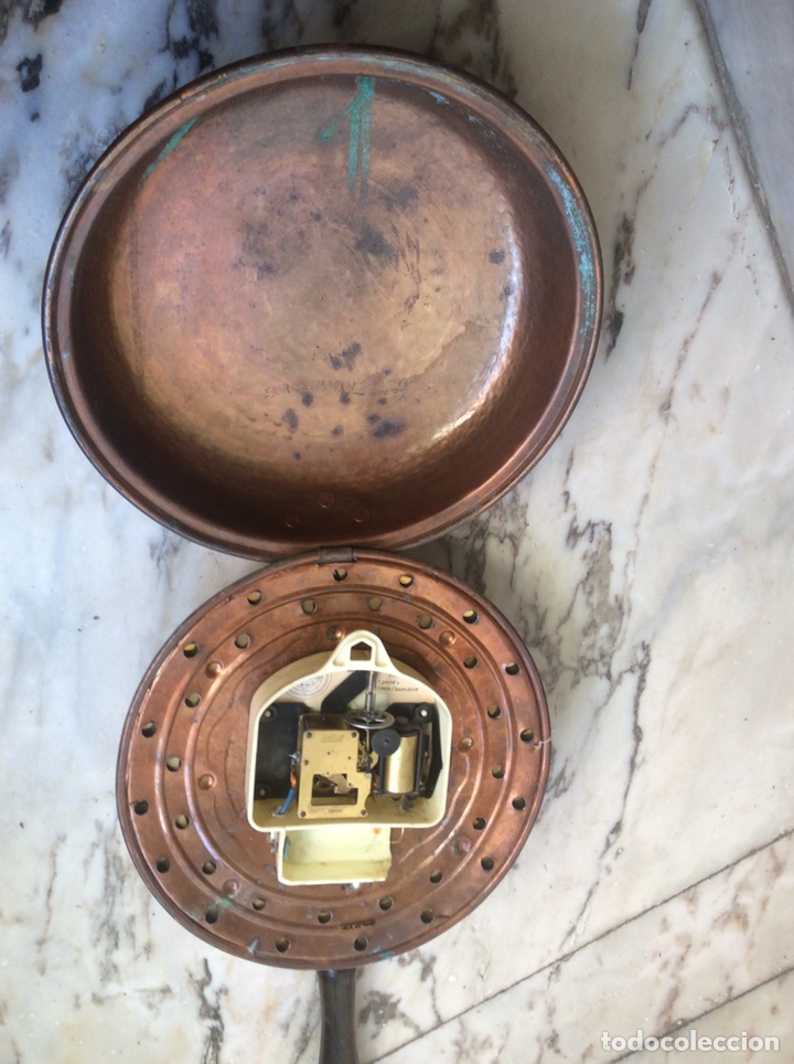 Antig&uuml;edades: CALIENTA CAMAS CON RELOJ. - Foto 5
