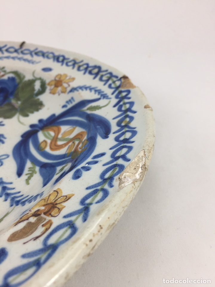 Antig&uuml;edades: Plato cer&aacute;mica de Manises - Foto 8