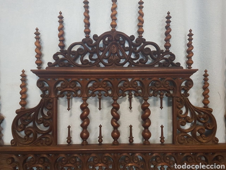 Antig&uuml;edades: Cama de casa palacio siglo XIX - Foto 5