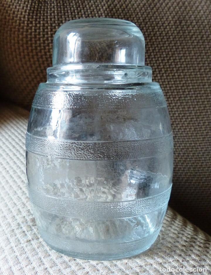 Antig&uuml;edades: BOTE O BOTELLA DE FARMACIA DE CRISTAL