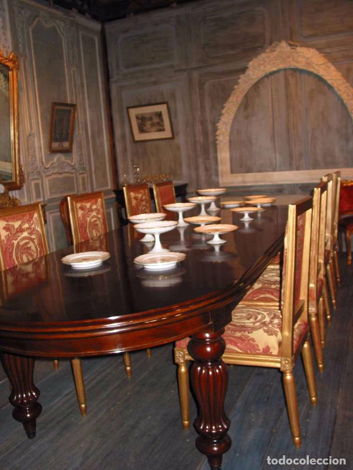 Antig&uuml;edades: Mesa Victoriana en caoba de manivela - Foto 5