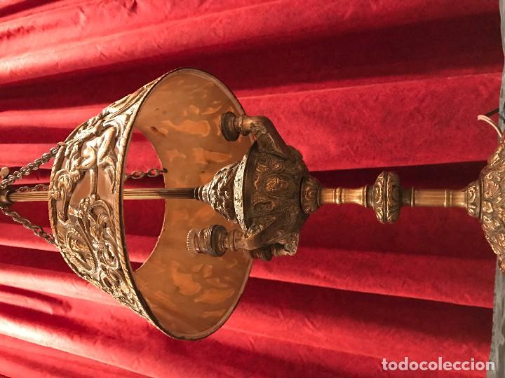 Antig&uuml;edades: Lampara de bronce	Antigua - Foto 4